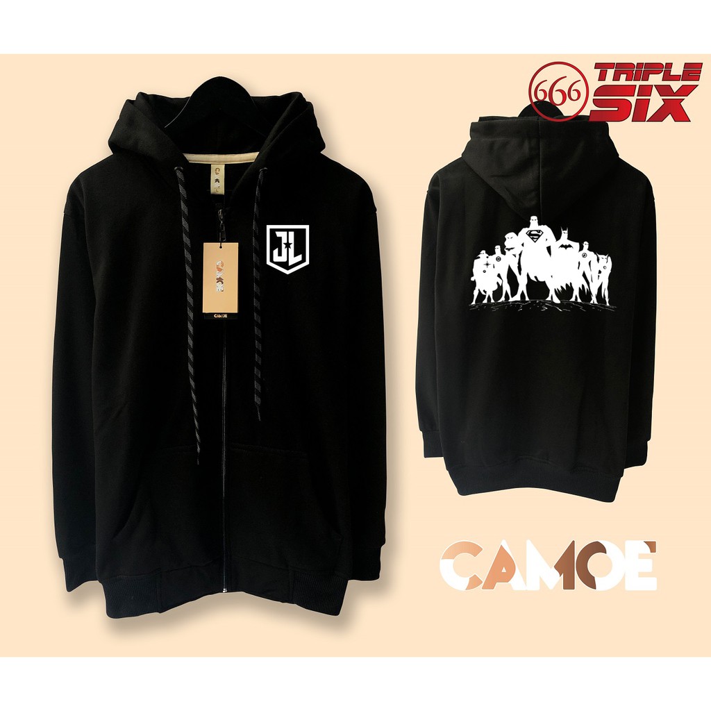 DC Comic Justice League Squad Zipper Hoodie Jacket