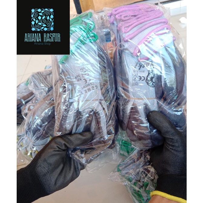 ถุงมือ ผ้าไนล่อน สีดํา สําหรับขี่รถจักรยานยนต์ EN388