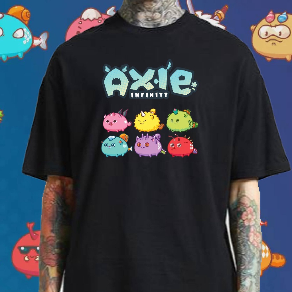 (🔥พร้อมส่ง🔥)เสื้อยืด axie infinity เสื้อน้อนสุดน่ารัก ผ้า COTTON 100 % ตรงปกสวยแน่นอนจ้า