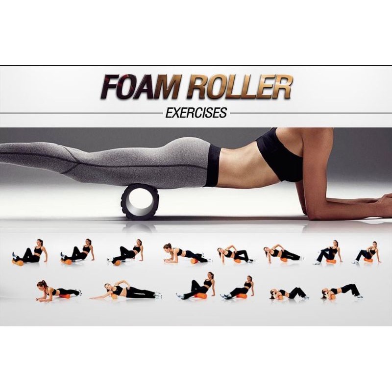 Foam Roller - โฟมโรลเลอร์ (พร้อมส่ง) อุปกรณ์นวดคลายกล้ามเนื้อด้วยตัวเอง