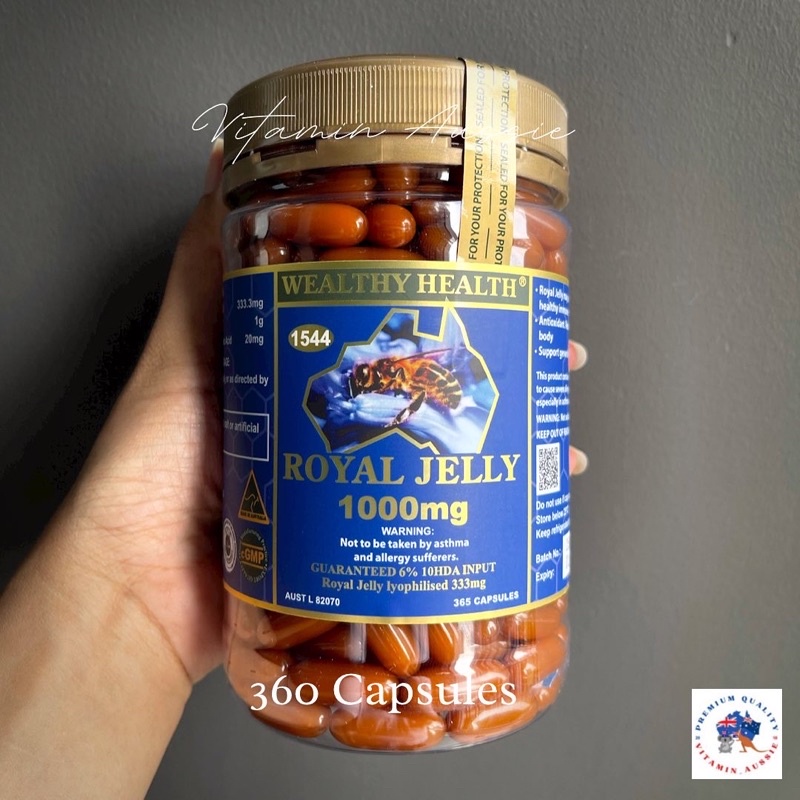 Wealthy Health Royal Jelly 1000 mg 365 แคปซูล