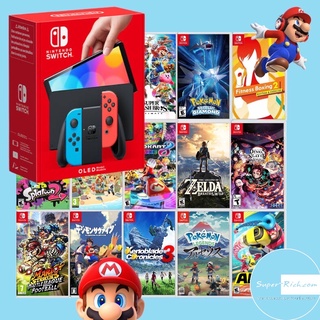 🔥Free games🔥 Nintendo Switch รุ่นใหม่ OLED พร้อมลงเกมในเมมเลือกเกมเองได้