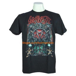 เสื้อวง SLAYER เสื้อไซส์ยุโรป สเลเยอร์ PTA1176 เสื้อวงดังๆ วินเทจ Rockyeah