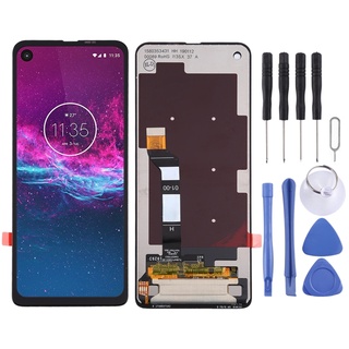 หน้าจอ LCD ของแท้ สําหรับ Motorola One Action พร้อม Digitizer แบบประกอบเต็ม