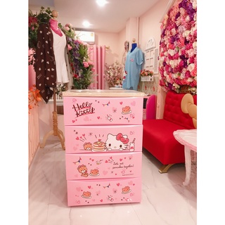 Hello Kitty ลิ้นชักใหญ่4ชั้นคิตตี้