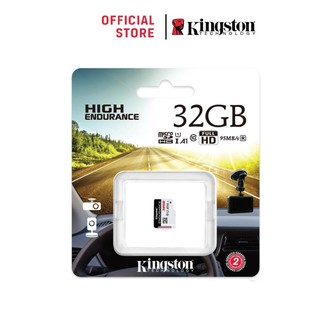 Kingston 32GB กล้องติดรถและวงจรปิด High Endurance microSD Card r/95 w/30 MB/s Memory Card (SDCE/32GB)  เมมโมรี่การ์ด