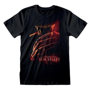 ขายดี เสื้อยืด พิมพ์ลายโปสเตอร์ Nightmare On Elm Street MFahbh03GOppkl13