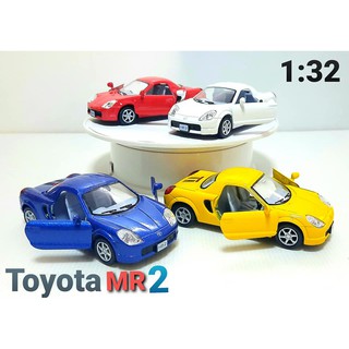 โมเดลรถเหล็ก โตโยต้า Toyota MR2  รถโมเดล โมเดลรถซิ่ง Scale 1:32 มี 4 สีให้เลือก ความยาวรถ 5 นิ้่ว งานแบรนด์ Kinsmart