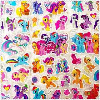 ❀ สติกเกอร์ My Little Pony: Friendship is Magic Q-1 DIY สําหรับติดตกแต่ง ❀ สติกเกอร์ PVC รูปบับเบิ้ล 3D กันน้ํา สําหรับตกแต่งของเล่น 1 แผ่น