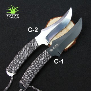 Ekaca Knife มีดสั้น มีดปา มีดเดินป่า Knives มีดต่อสู้ Knife fight มีดพก Pocket มีดพับ Folding knife คมพิเศษ รุ่น 56