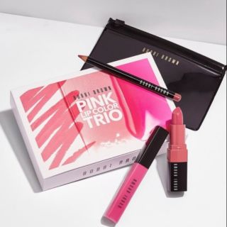 bobbi brown trio lip full sizr set