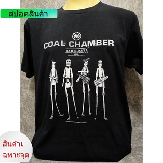 เสื้อวงนำเข้า Coal Chamber Dark Days Limp Bizkit Papa Roach Korn Nu Metal Rap Style Vintage T-Shirt