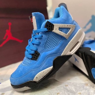 รองเท้า N ike Air Jo rdan 4 “University Blue” ✅มีเก็บเงินปลายทาง