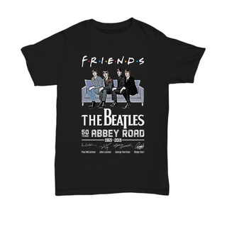 เสื้อยืดแฟชั่น พิมพ์ลาย Friends The Beatles 1969 พลัสไซซ์ สําหรับผู้ชาย 50 ปี XQ