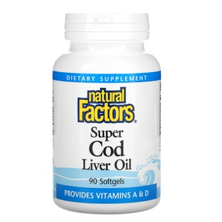 Natural Factors, Super Cod Liver Oil 90 Softgels