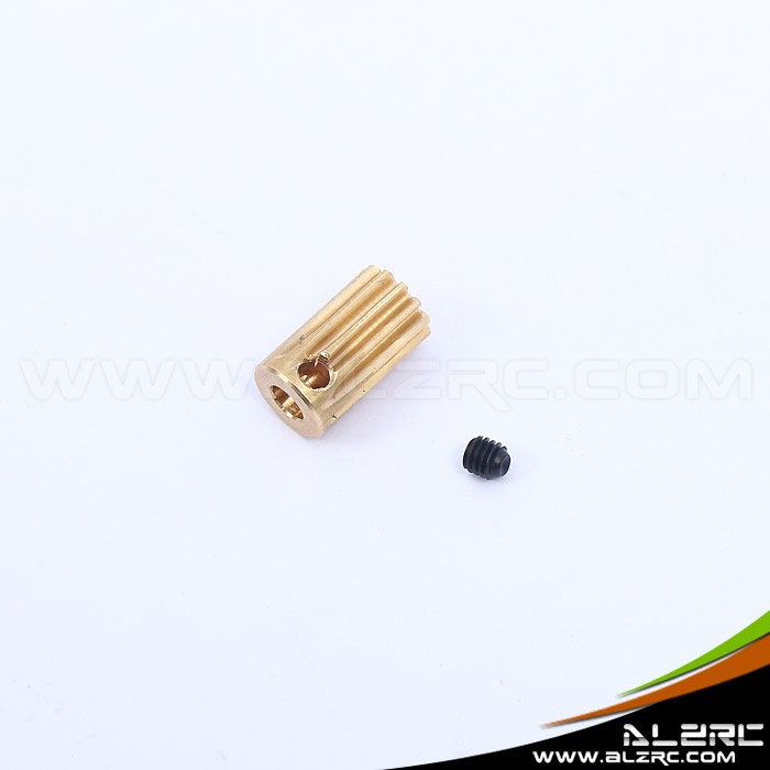 เฟืองมอเตอร์ ALZRC ขนาด 3.5mm/3.17mm 12T -13T-14T(ฟันตรง) อะไหล่อุปกรณ์เสริมเฮลิคอปเตอร์บังคับวิทยุ