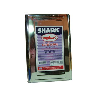 น้ำยาและตัวทำละลาย น้ำมันสน SHARKS 1ปี๊ป น้ำยาเฉพาะทาง วัสดุก่อสร้าง SHARKS 1BUCKET TURPENTINE