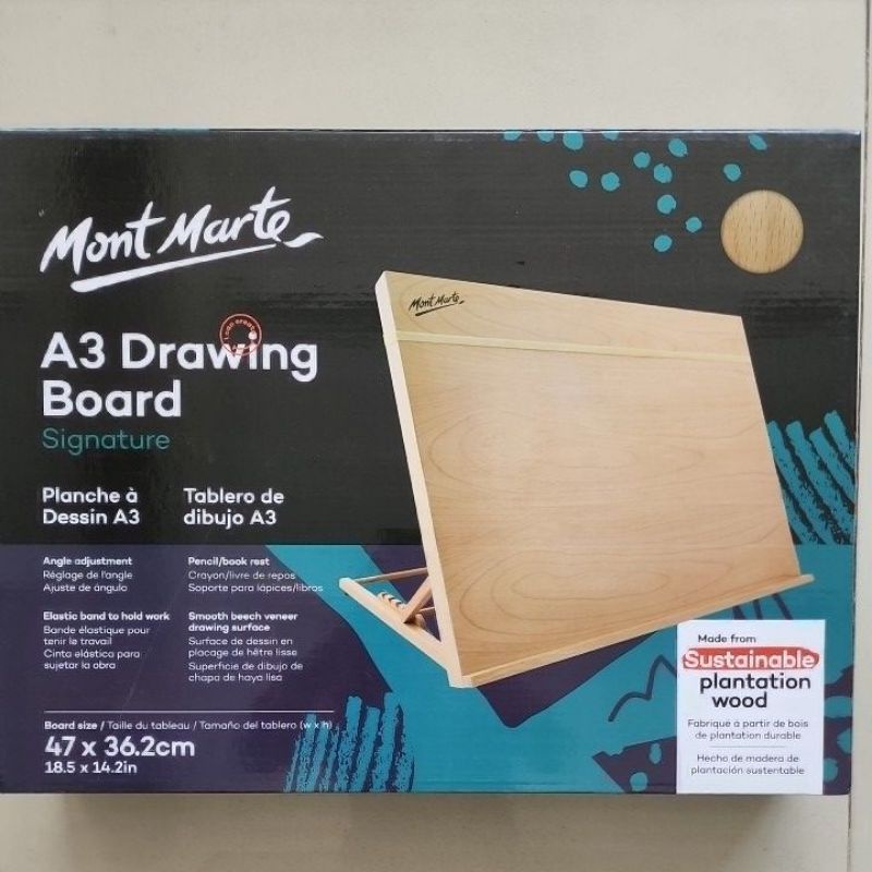 Mont Marte A3 Drawing Board กระดานวาดรูป j.burger ThaiPick