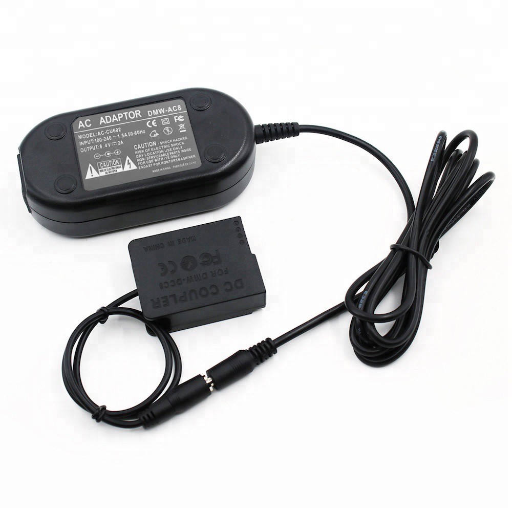 AC Adapter DMW-AC8+DMW-DCC8 Dummy For Panasonic G95/G8/FZ100