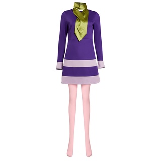 ชุดคอสเพลย์ Doo Where Are You Daphne Blake สําหรับปาร์ตี้ฮาโลวีน