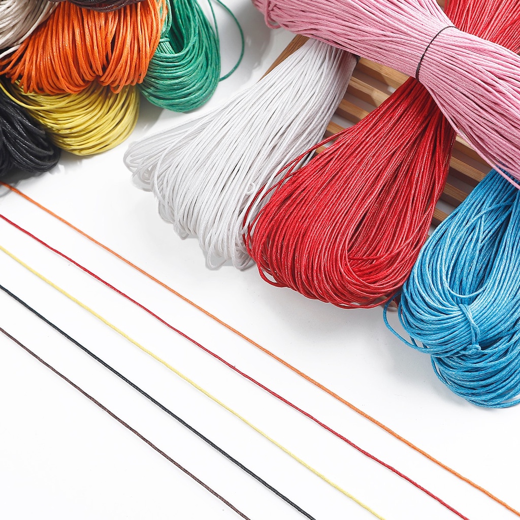 สายคล้องคอเชือกลูกปัดสําหรับสร้อยคอและสร้อยข้อมือ 60 เมตร 1 มม. Diy ราคา ถูกที่สุด ดีลบีเคเค แกลเลอรีภาพที่ 3