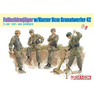 Dragon Model 1/35 DRA6373 FALLSCHIRMJAGER W/KURZER 8cm