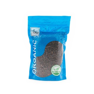 ออร์แกนิค คิวนัว แบลค (เมล็ดคิวนัวสีดำ) (ตรามิสเตอร์แอนด์มิสซีส) 500 กรัม / Organic Quinoa Black  (Mr.&amp;Mrs.Brand) 500 g