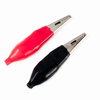 พร้อมส่ง* คลิปหนีบปากจระเข้ 2 สี 45 มม. 1 คู่