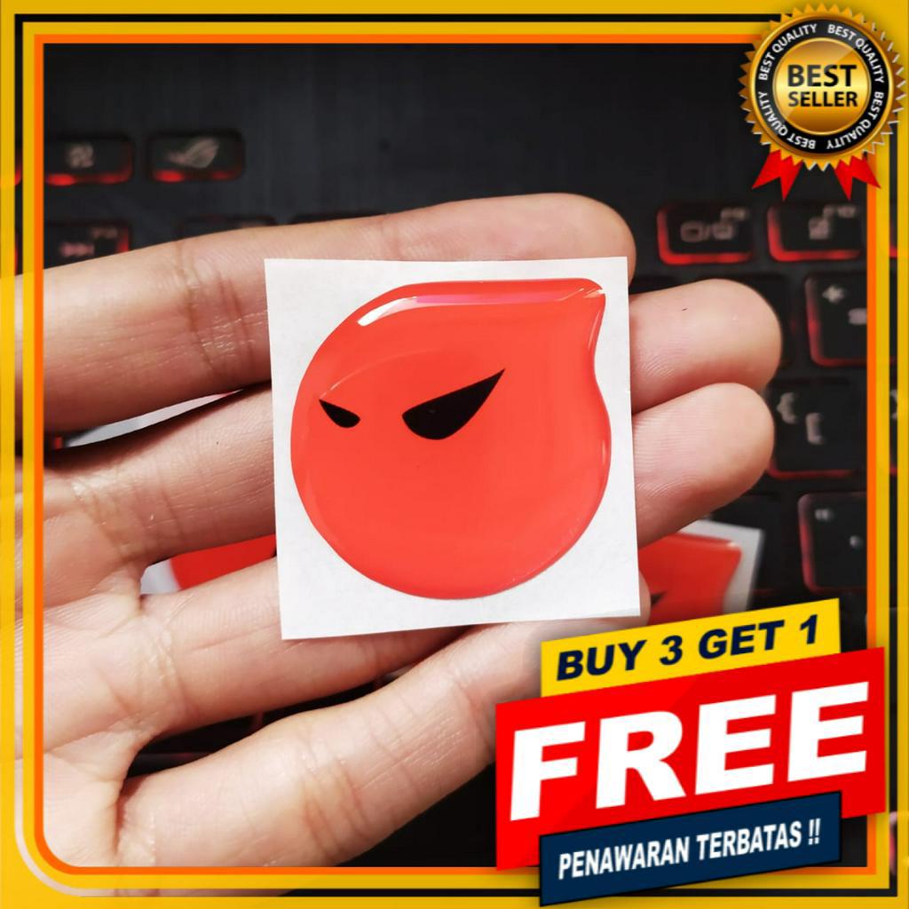 Marus STICKERS FLEXIBLE EMBLEM สติ๊กเกอร์อุปกรณ์เสริมรถจักรยานยนต์