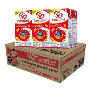 ไวตามิ้ลค์ นมถั่วเหลือง ยูเอชที สูตรออริจินัล 300 มล. x 36 กล่อง Vitamilk Original Soymilk UHT 300 ml x 36 Boxes
