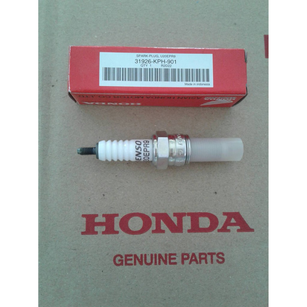 หัวเทียนศูนย์แท้ 100% สำหรับรถมอเตอร์ไซด์ Honda รุ่น WAVE 125i, Click 125i/150, PCX125/150, MSX /(31