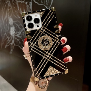 เคสโทรศัพท์มือถือ กันตก ลายสก๊อต พร้อมแหวนขาตั้ง แฟชั่น สําหรับ OPPO RENO 6z 5g 7SE 7PRO 6PRO+ reno6z reno5 reno7 pro+ 4g 5g