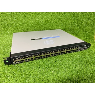 สวิตซ์ Linksys SRW2048 48-port 10/100/1000 Managed Gigabit Switch + 4-Port Shared Mini-GBIC