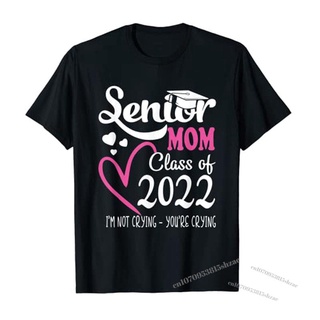 เสื้อยืด พิมพ์ลายกราฟฟิค Senior Mom of A Cl of 2022 ของขวัญวันแม่ แฟชั่นสําหรับผู้หญิงS-5XL