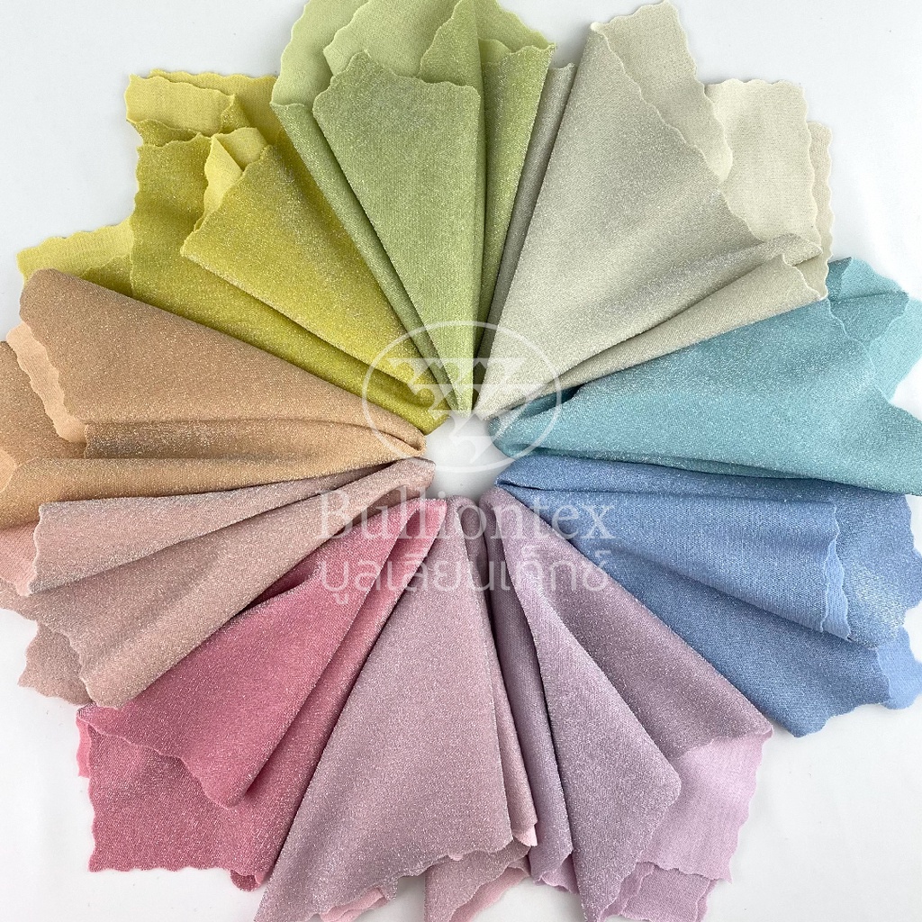 ผ้าสตันนิ่ง กลิตเตอร์ Stunning Glitter ผ้าวิ้งเล่นแสง ใส่แล้วไม่คัน ไม่ระคายเคืองผิว ขนาด 1 หลา