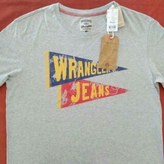 W771S216เสื้อยืดคอกลมชาย  Wrangler