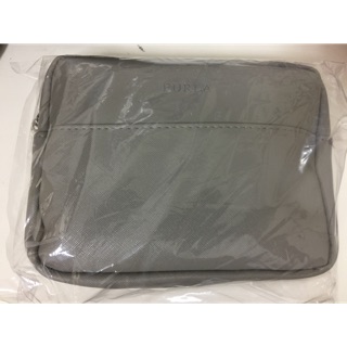 FURLA Amenity KIT การบินไทย สีเทา ของใหม่ ยังไม่แกะซีล กระเป๋าเดินทาง กระเป๋าการบินไทย ทีจี กระเป๋า