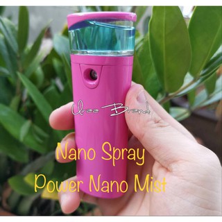 (พร้อมส่ง) เครื่องพ่นไอน้ำนาโน สามารถชาร์จไฟกับ มือถือได้ Portable Nano Spray Facial Cooling Sprayer Nano Mist