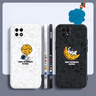 เคส Samsung A22 เคส Samsung A32 A52 A72 A42 A12 A82 M52 A32 F22 J7 2017 J730 J6PRIME J6 PLUAS J7PRIME A31โทรศัพท์มือถือ ลายนักบินอวกาศ TKR สําหรับ