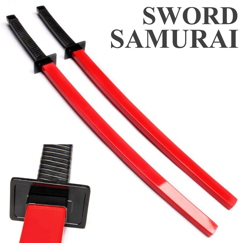 Deadpool เดดพูล ดาบคู่ มี 2 ดาบ ใบดาบสีดำ Katana Samurai Sword ดาบนินจา Ninja + สายสะพายดาบคู่ รุ่น 