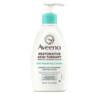 [ของแท้ 100%] AVEENO RESTORATIVE SKIN THERAPY OAT REPAIR CREAM SENSITIVE DISTRESSED DRY SKIN 12 oz. (340 g.)