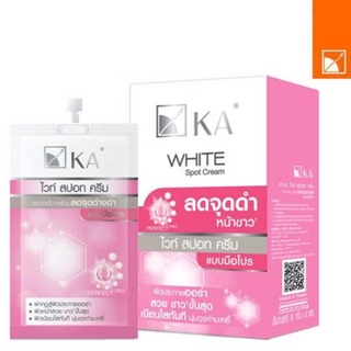 KA White Spot Cream 10 g. ลดจุดด่างดำ เคเอ ครีมซอง 1กล่อง