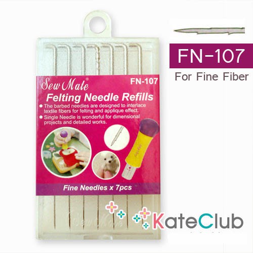 เข็มตำ Needle Felting Refills FN-107/FN-106 รวม 7 เล่ม จาก Sew Mate