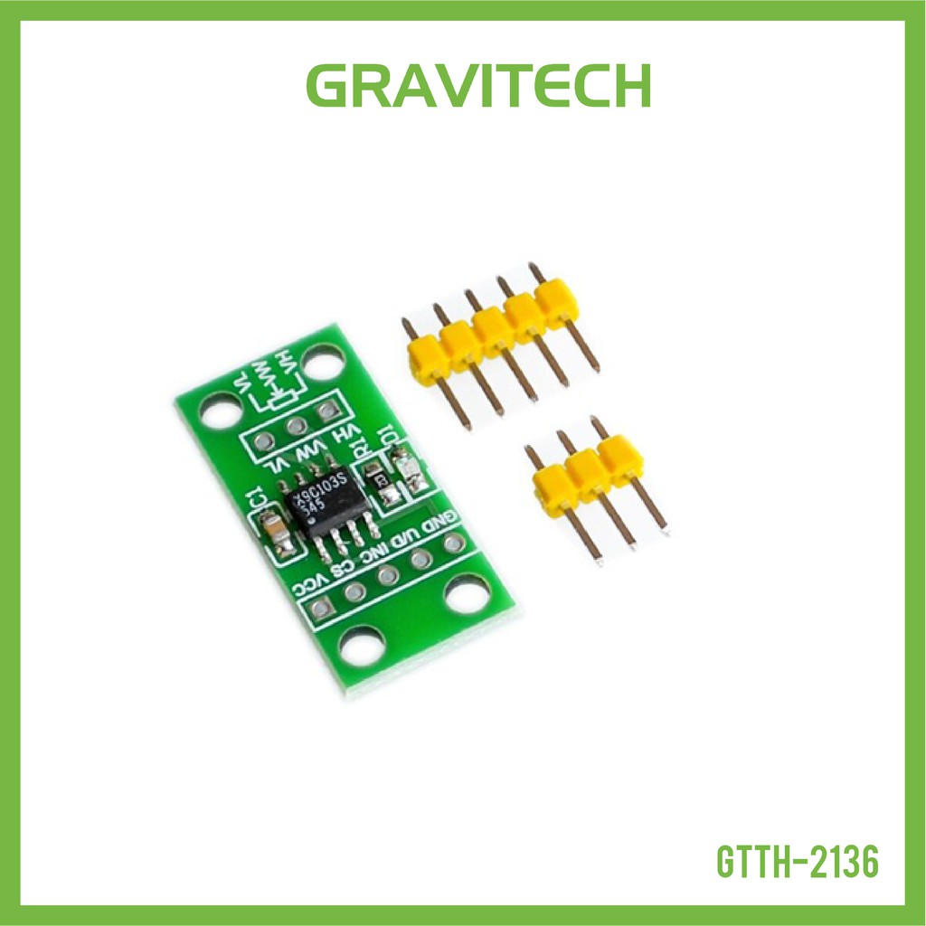 [Gravitechthai]Digital Potentiometer - X9C103S