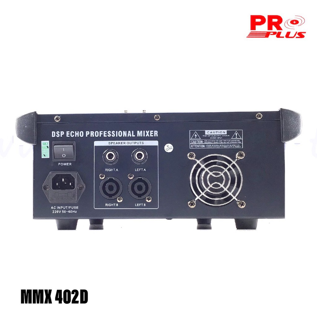 ฟรีค่าส่ง PROPLUS PMX402D เพาเวอร์มิกเซอร์ 4ช่อง พาวเวอร์มิกซ์ เอฟเฟค PROPLUS PMX-402D