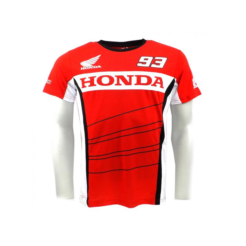 เสื้อยืดแขนสั้นผ้าฝ้ายสําหรับ honda motogp 93