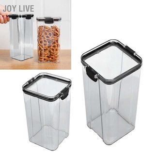 Joy Live Kitchen Storage Box Clear Food Grade BPA Free Containers for Flour Sugar Grains Beans