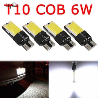 หลอดไฟ t 10 w 5 w 194 168 cob 6 w canbus led สําหรับติดรถยนต์ 4 ชิ้น