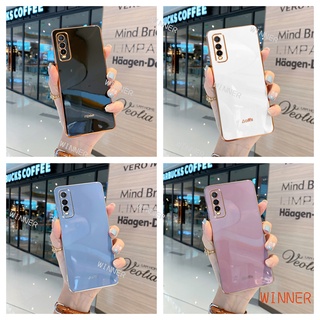 เคส vivo Y12A เคส vivo Y12S เคส vivo Y20 เคส vivo Y20S เคส vivo Y20SG โทรศัพท์มือถือสีพื้นสําหรับ ZBDD