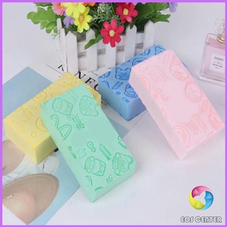 ฟองน้ำอาบน้ำ ระเบิดขี้ไคร ผลัดเซลล์ผิวที่ตายแล้ว พิมลายน่ารั…